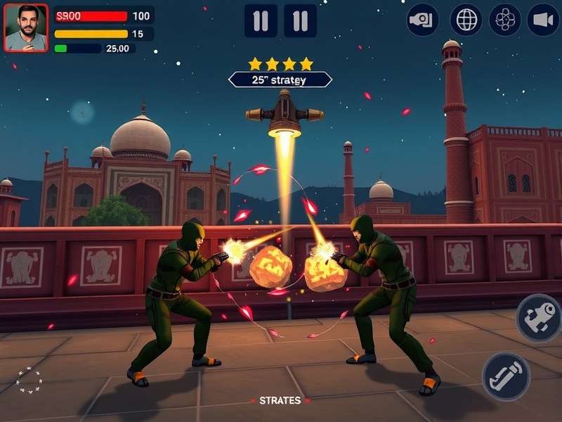 Shoot Stars India gameplay screenshot showing action sequences